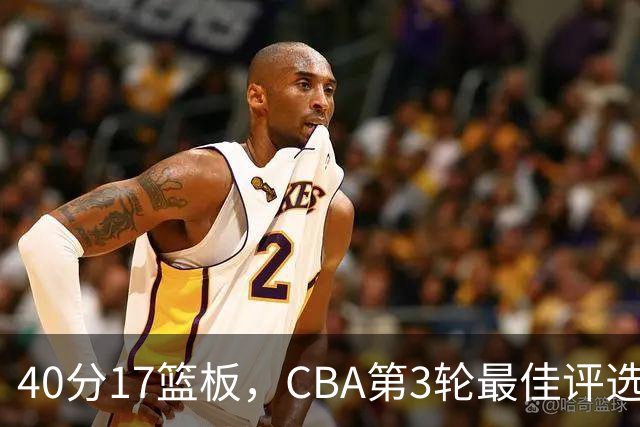 40分17篮板，CBA第3轮最佳评选他数据最扎眼